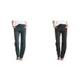 thumbnail image 1 of (2-Pack) Rinsvye Women Loose Linen Pants Drawstring Waist Casual Trousers Lightweight Summer Spring Autumn Bottoms For Street, 1 of 3