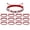 Red, variant on Set Of 12 Benedictines Charm Bracelets Wristbands Adjustable Length Wristchains Blessing Jewelry