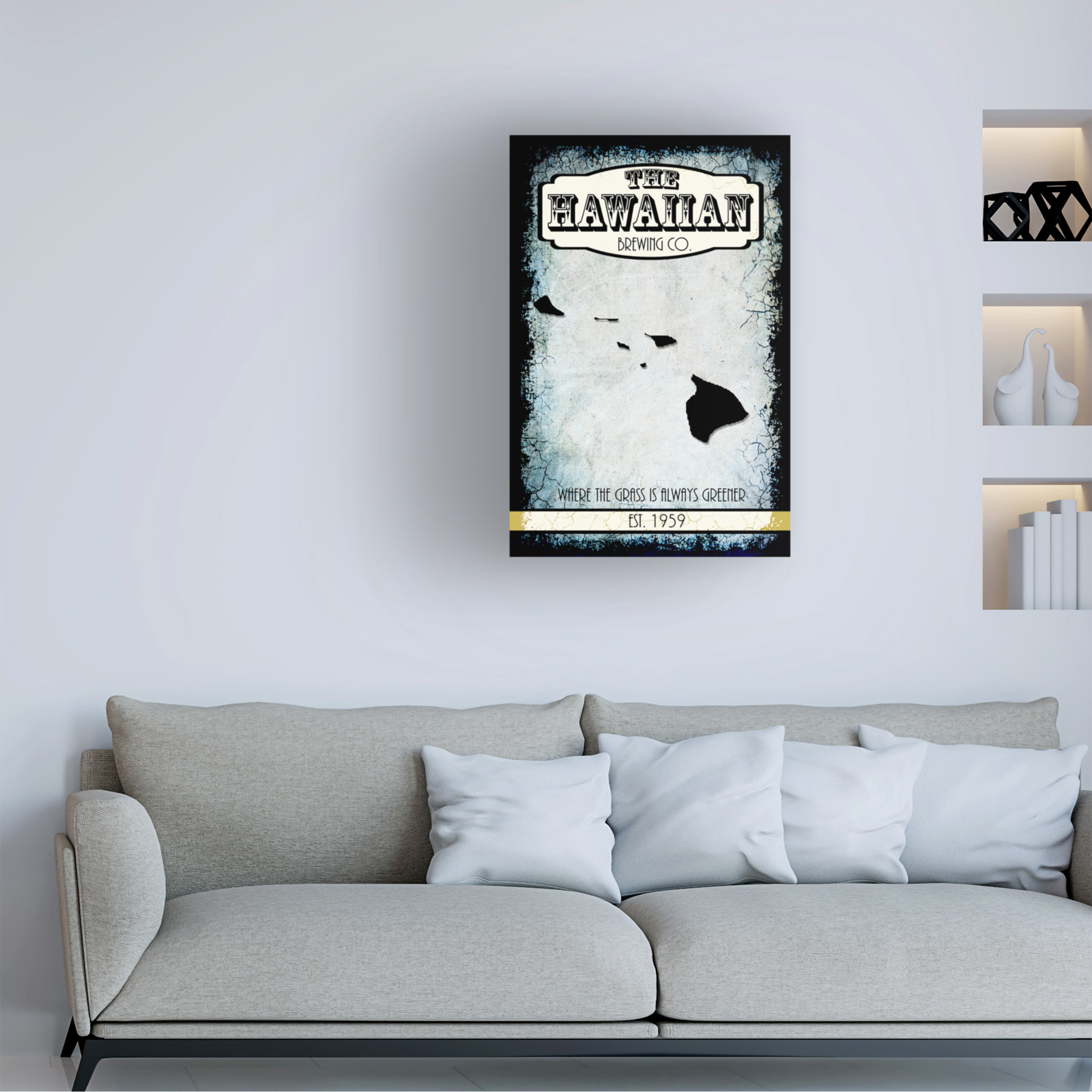 LightBoxJournal 'States Brewing Co Hawaii' Canvas Art