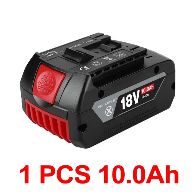NEW 18V 10Ah Rechargeable Li-Ion Battery for Bosch 18V Power Tool Backup Portable Replacement BAT609 Indicator Light