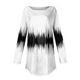 thumbnail image 4 of Topvent Women's Loose Round Neck Print Long Sleeve T-Shirt Top Pullover, 4 of 5