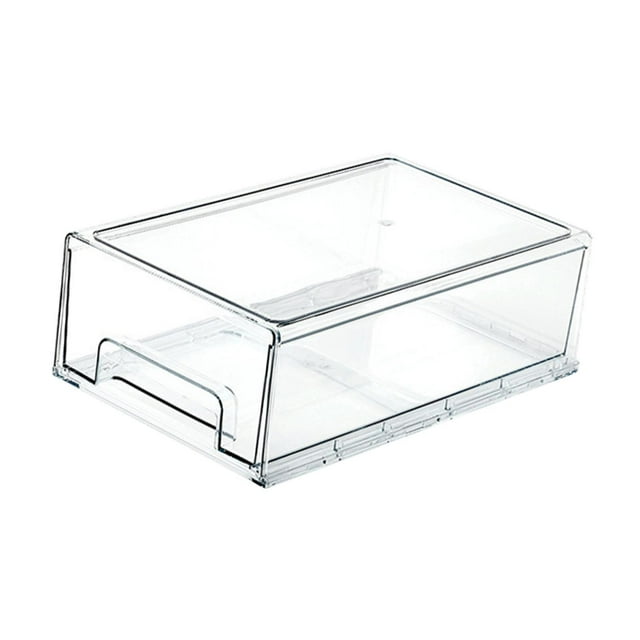 Cajón para frigorífico, organizador de frigorífico, caja de almacenamiento para organizar la cocina, para alimentos, verduras, huevos y verduras Grande