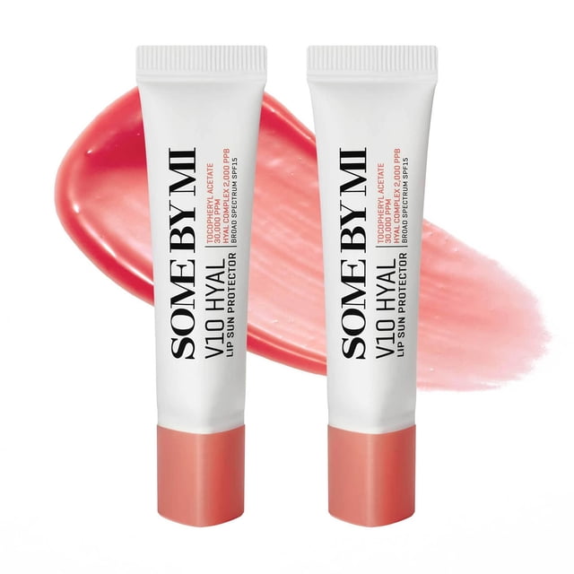 Protector solar para labios SOME BY MI V10 Hyal Rosy SPF 15 14 ml x2