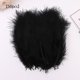 thumbnail image 2 of Bewildely 50 Uds. De plumas de marabú de pavo, vestido de boda esponjoso, decoración de joyería DIY, accesorios decorativos, plumas Artesanía negro Bewildely HA002055-04, 2 of 6