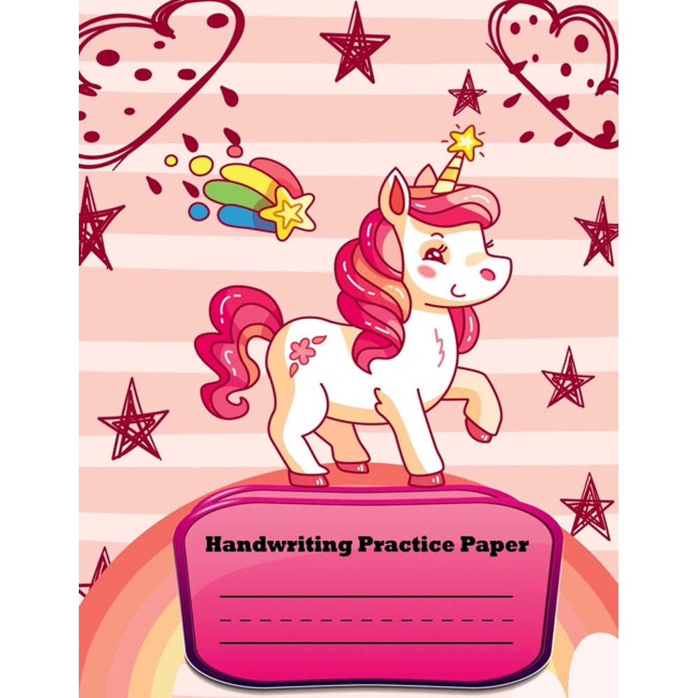 Handwriting Practice Paper : Wide ruled Handwriting Book For Kids.For