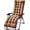 Coffee, variant on Lounger Chair Cushions,61in Patio Lounge Chaise Cushion Sun Lounger Mattress，Thick Padded Swing Bench Cushion，Zero Gravity Chair Cushion with 6 Ties (Orange)