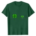 thumbnail image 3 of PNTUTB St. Patrick's Day Men's Fashion Print Casual Loose Comfortable Short Sleeve Crew Neck Pullover Tops, 3 of 5