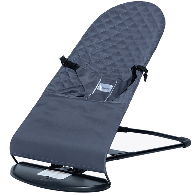 Silla Mecedora para Bebé Gris Bambineto EUNOIA