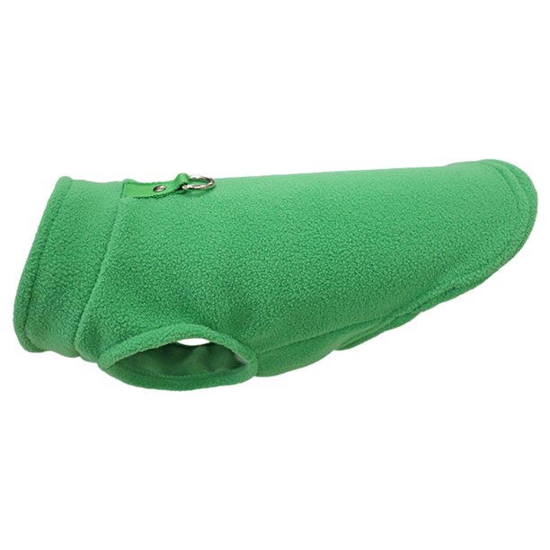 JShteea Ropa para Forro Polar Grueso para Pequeños Chaleco Chihuahua (Verde S)