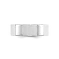 thumbnail image 2 of Gem & Harmony Mens 14K White Gold 7mm Flat Comfort Fit Wedding Band Ring for Men, 2 of 5
