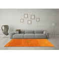 thumbnail image 3 of Ahgly Company Indoor Rectangle Abstract Yellow Contemporary Area Rugs, 2' x 5', 3 of 4