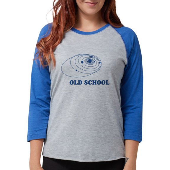CafePress - SOLAR SYSTEM OLD SCHOOL - Womens Baseball Tee