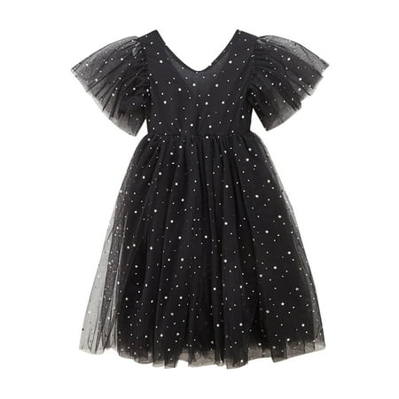 

WuLIQna Toddler Kids Baby Girls by Girls Short-Sleeve and Sleeveless Dresses Sets Baby Girls 6M-3Y Sleeveless Bowknot Floral Printed Suspenders Princess Dresses Hat Set