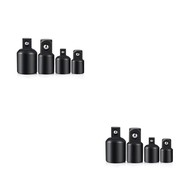Riwesomey Adaptador de zócalo de taladro Vástago hexagonal a destornillador de impacto cuadrado Kit de brocas de extensión Resorte de bloqueo Adaptadores 4PCS 2piezas Riwesomey CBP260112