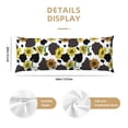 thumbnail image 3 of Naloa Sunflowers Country Body Pillow Cover, Pillowcases with Hidden Zipper Breathable Long Pillow Case (Pillows are not included,20x54 inch), 3 of 7