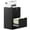 Black, variant on HOMCOM 2 Drawer File Cabinet Fluted Vertical Filing Cabinet with Lock White
