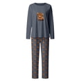 thumbnail image 4 of Women's Pajamas Highland Cattle Printed Crew Neck Tops Trousers Nightwear Womens Homewear, 4 of 4