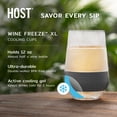 thumbnail image 5 of Host Freeze XL Cooling Cup, Insulated Wine Glasses 12oz Set of 2 Slate Blue, 5 of 9