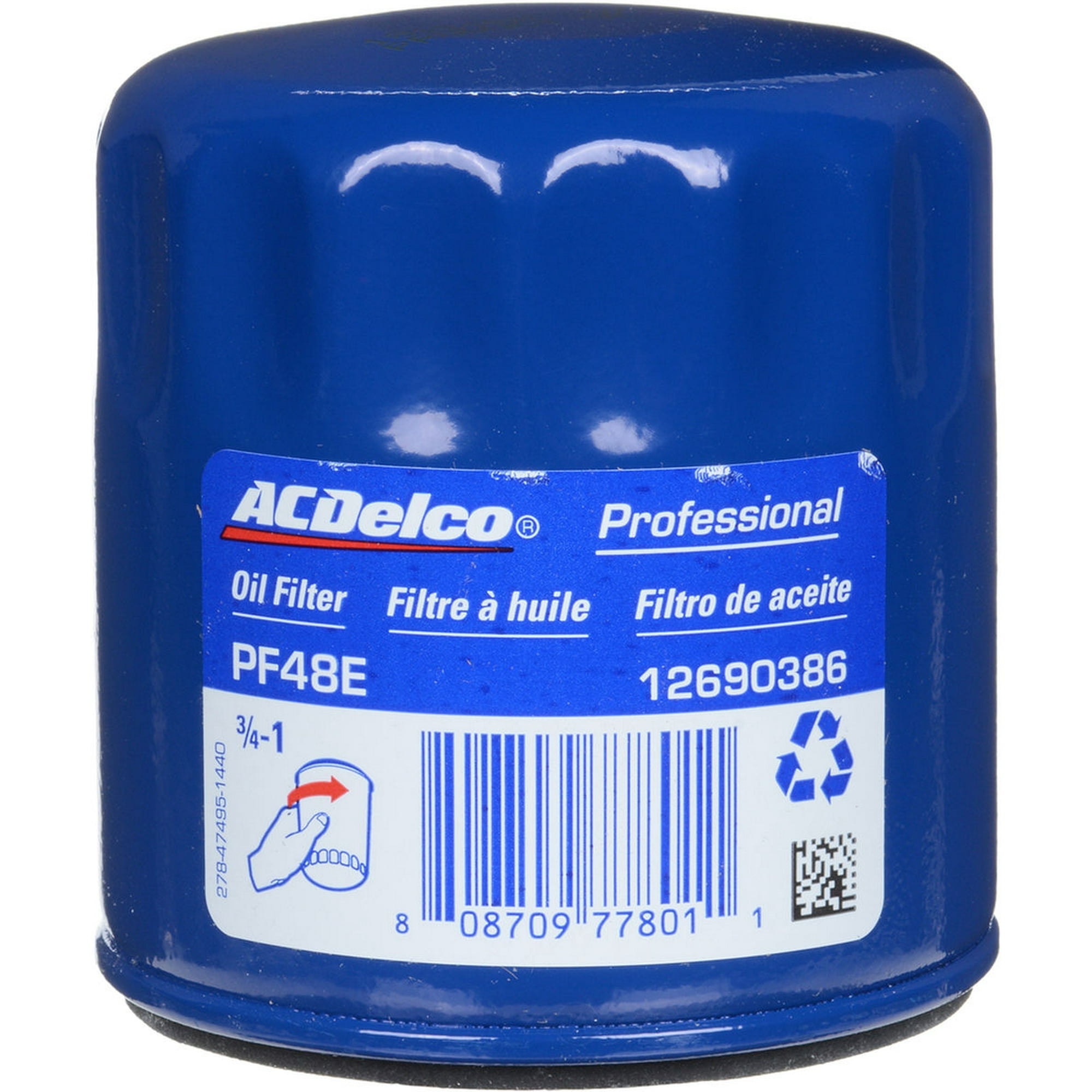 (2 pack) ACDelco PF48 Engine Oil Filter