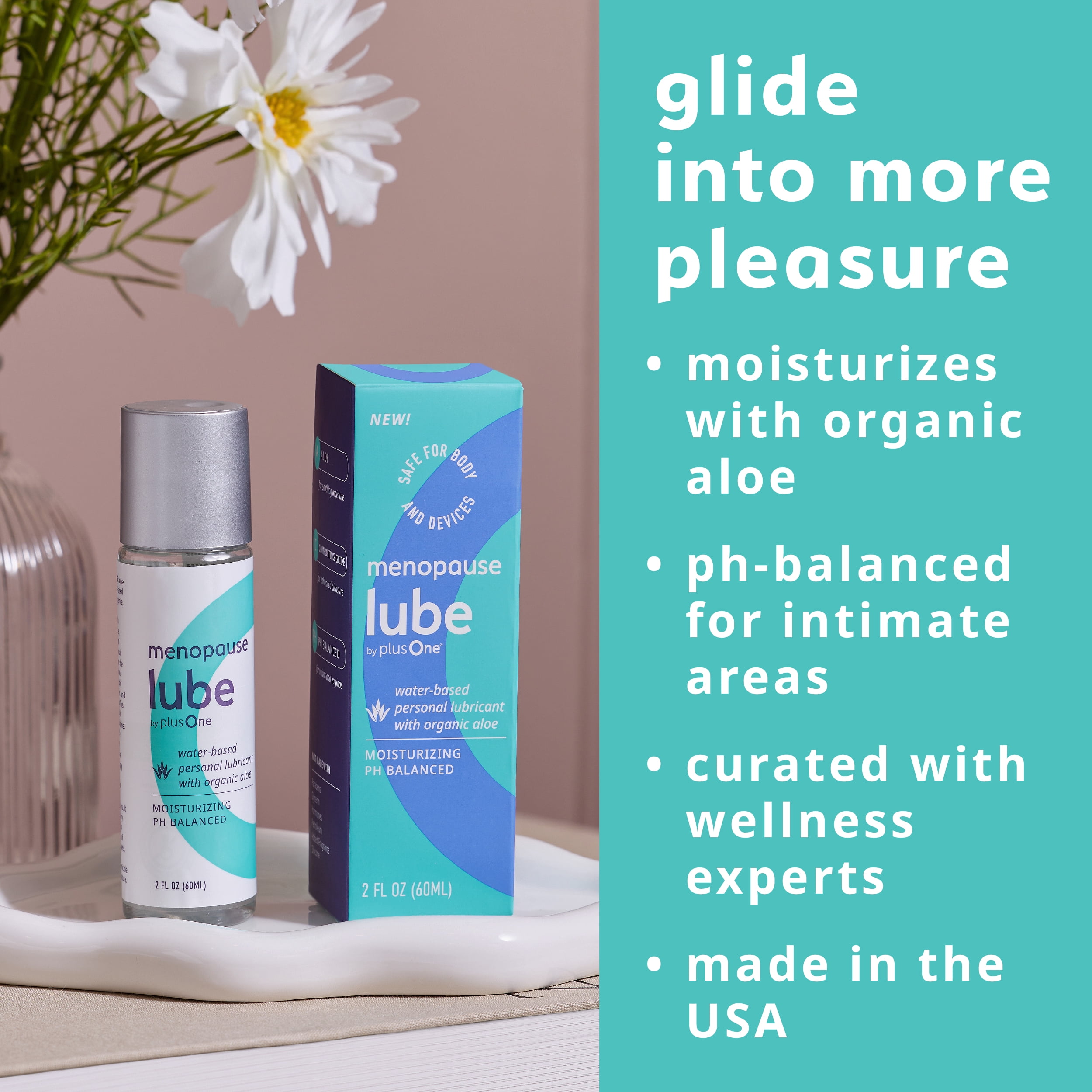personal lubricant after menopause plusOne Extra Hydrating Menopause Personal Lubricant main image 1