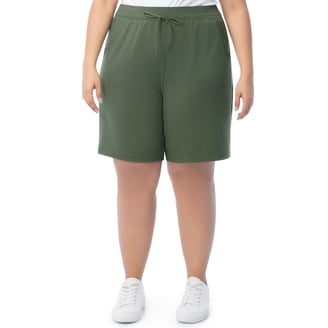 JMS Just My Size by Hanes Women's Plus Size Pull On Shorts with