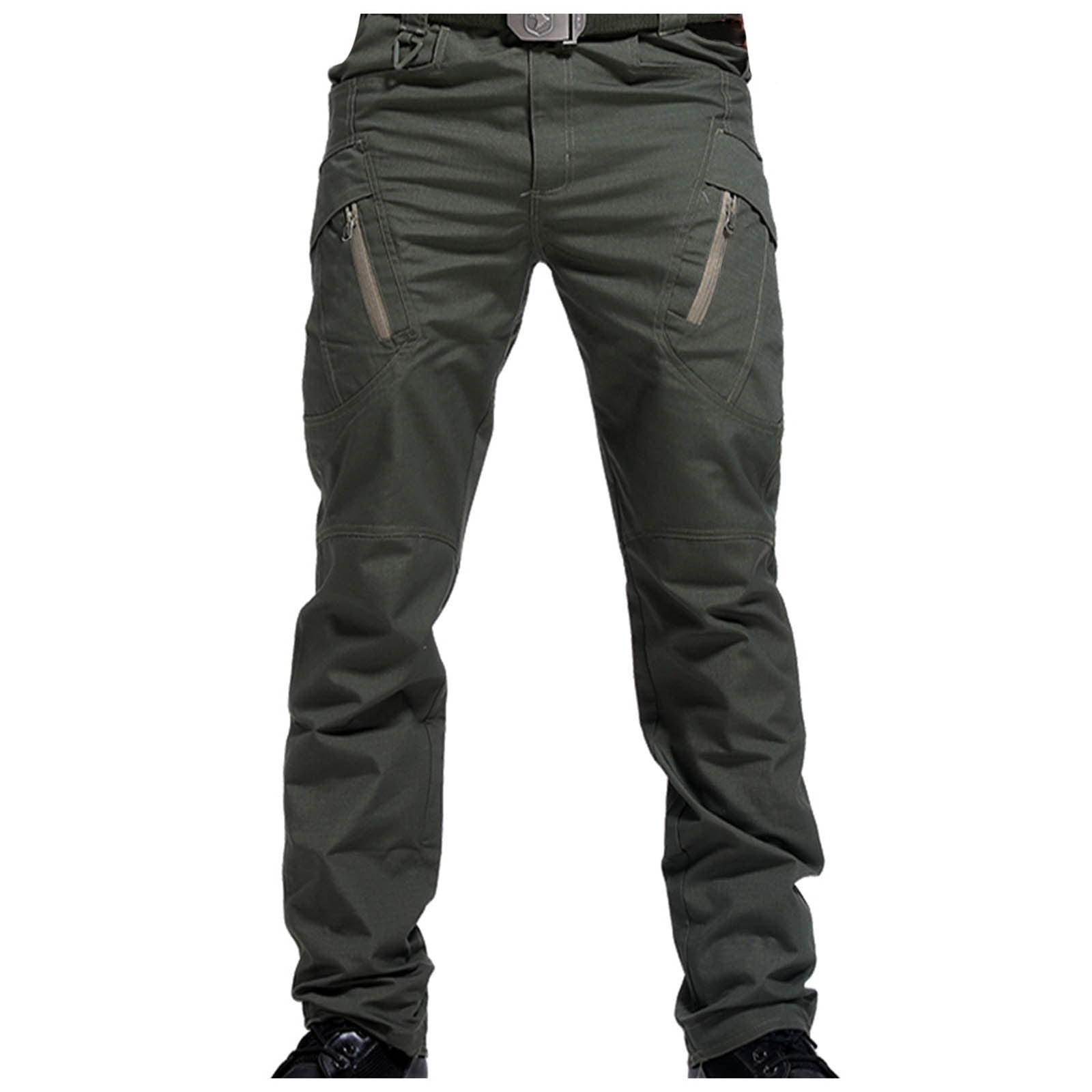 cllios Men's Tactical Pants Water Resistant Military Cargo Pants
