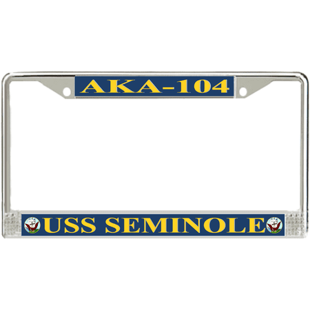 USS Seminole AKA-104 License Plate Frame