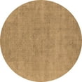 thumbnail image 1 of Ahgly Company Indoor Round Oriental Brown Industrial Area Rugs, 6' Round, 1 of 4