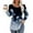 Noir, variante sur HUITKMM T-Shirt à Manches Longues pour Femmes Haut à Manches Longues Mode Décontracté Col Rond Imprimé T-Shirt 2052