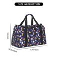 thumbnail image 3 of Easygdp Colorful Jellyfish Bolsa de Gimnasio, Bolsa de Viaje Duffel, Bolsa de Fin de Semana con Compartimentos, Bolsa de Mano para Noche, 3 of 7