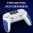 thumbnail image 3 of GMVOX Wireless Controller for PS-5/PC, Hall Effect Joysticks & Triggers Gaming Controller with Programmable/Remap/Turbo/LED Light Functions, 3.5MM He, 3 of 6
