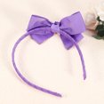 thumbnail image 7 of Unique Bargains Bow Hairbands Bowknot Headband Non-slip Fashion Purple 0.35 Inch Wide Headband for Girl Women, 7 of 7