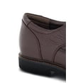 thumbnail image 2 of Apex Men's Moc Toe Oxford Dress Shoes Brown Size 9 W, 2 of 3