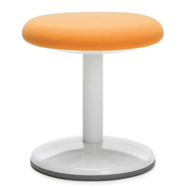 OFM Orbite 14" Ronde en Tissu Sans Dossier, Tabouret Statique Orange