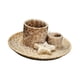 thumbnail image 4 of Portavelas de incienso de cerámica, quemador de incienso moderno multiusos Beige, 4 of 9