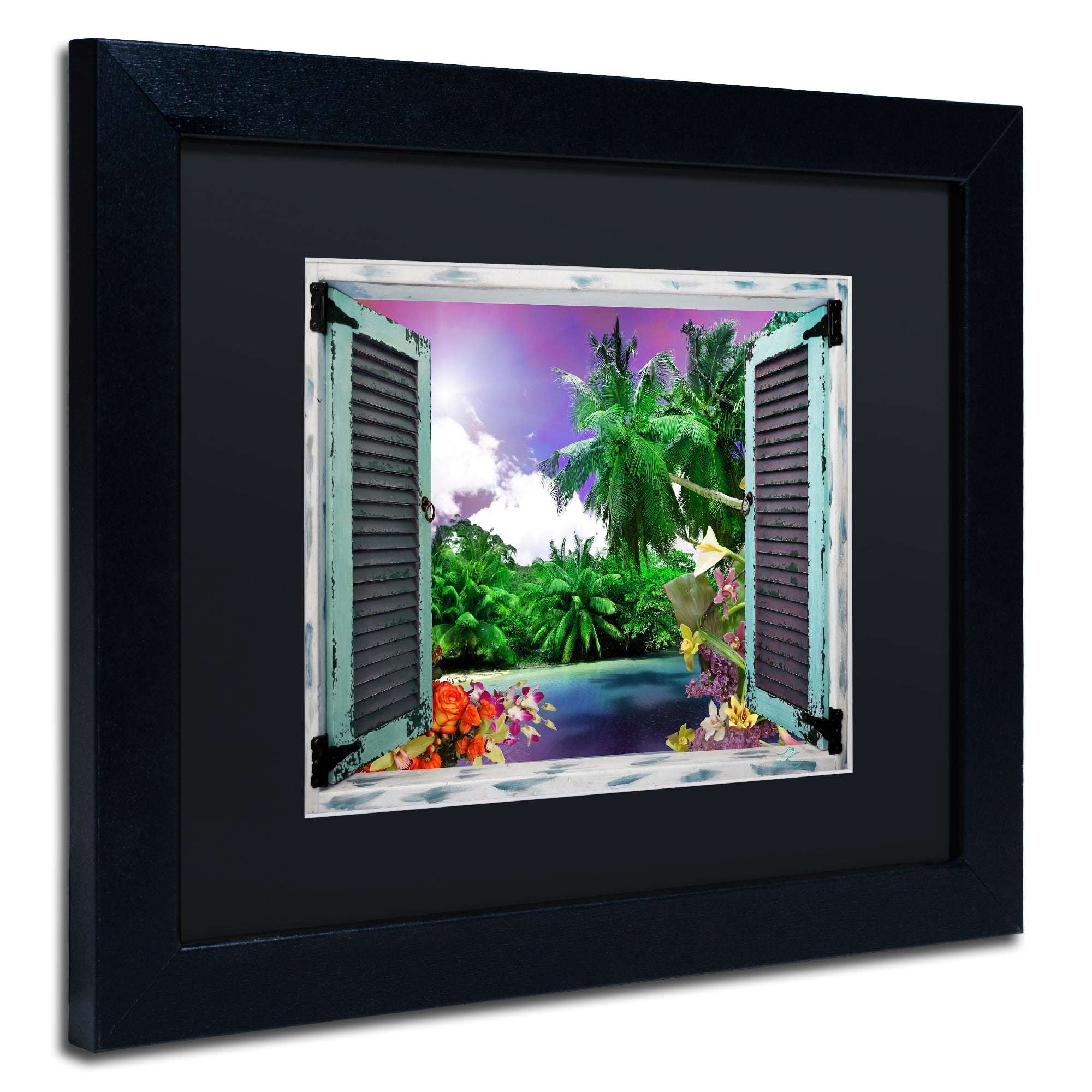 Trademark Art Landscape Framed Art Print, by Leo Kelly