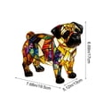 thumbnail image 2 of Darzheoy Stained Glass Dog Lamp, Dog Series Art Night Light, Stained Resin Tabletop Night Light, Pet Dog Themed LED Table Light, Fun Gift for Dogs Lovers, 2 of 6