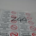 thumbnail image 2 of 10PCS/Set No Smoking In This Vehicle Stickers Signs Vinyl Warning Mark Safety Decal Cars Taxi Auto Styling, 2 of 7
