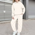 thumbnail image 2 of Nskgu Boys Girls Sweatsuit Polka Dot 2 Piece Sweatsuits for Teens Kids Sweatshirts and Jogger Sweatpants Sweat Set, 2 of 5