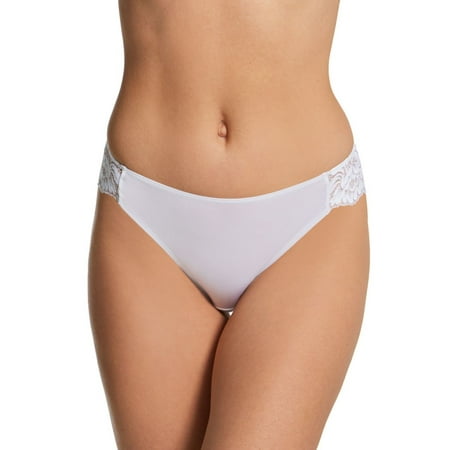 

Women s Maidenform 40159 Comfort Devotion Lace Back Tanga Panty (White/Rose Gold 7)