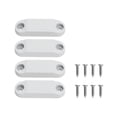 thumbnail image 1 of Soporte para puerta de RV, piezas, moderno, reemplaza casas rodantes de alto rendimiento, almacenamiento de RV Juego de 2 blanco, 1 of 9