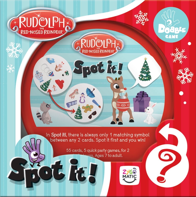 Rudolph the red-nosed Reindeer® Spot it™!, by USAopoly