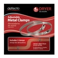 thumbnail image 5 of Deflecto 4" Metal Worm Drive Clamps, 2 Pk MCX4/6, 5 of 8