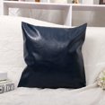 thumbnail image 1 of RYRDWP Leather Faux Cushion Covers Throw Pillowcase Solid Color 45x45, 1 of 2
