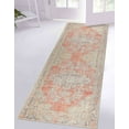 thumbnail image 4 of Luxury Rug, Colorful Rug, Office Decor Rugs, Kitchen Rug, Large Rug, Medallion Rugs, Turkish Rug, Chenille Printed Design Rugs, Luxury Rugs, Decor, 2.6'x6.5' - 80x200 cm, 4 of 8