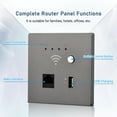 thumbnail image 6 of Router,Router With Wps Socket Wall Mount With Wps Encryption 300m Ap Point Router 300m Ap Router Socket Wall Mount Wi-fi Ap Wifi Router Ap Router With Florbela Dsfen Router Eryue In-wall, 6 of 6