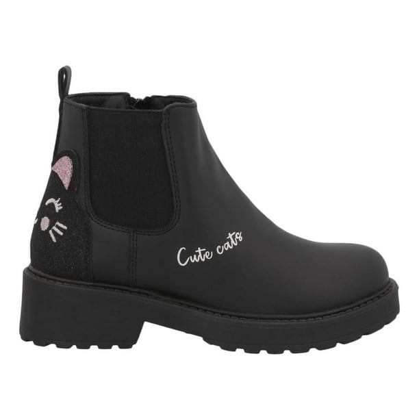 Bota Niña BAMBINO Vestir Comoda Ligera Moderna Negro 20.0