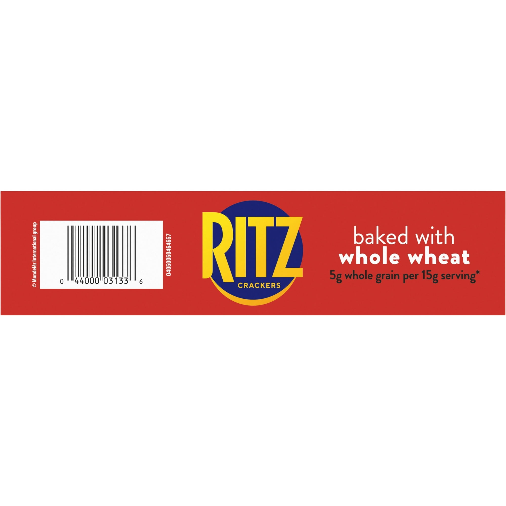 RITZ Whole Wheat Crackers, Snacks for Kids and Adults, Lunch Snacks, 12.9 oz