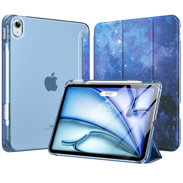 Funda MoKo para iPad Air de 11 pulgadas M3/M2 2025/2024 con soporte para lápices