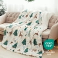 thumbnail image 3 of Cozy Comfort Throw Blanket - Soft and Warm Sherpa Elk Throw Blankets for Couch, Sofa, Bed, Winter Blanket for Christmas, Decoration Gift Blanket 50"x60", 3 of 6